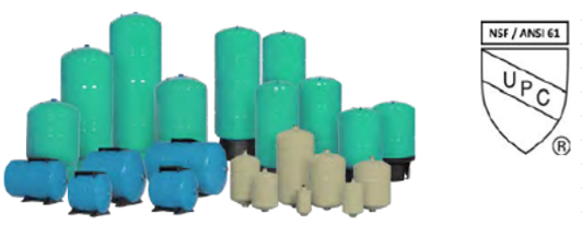 WXA-HP 600 - ASME Rated Hydropneumatic Tanks - 250 PSI -Wilo - ASME Rated Hydropneumatic Tanks