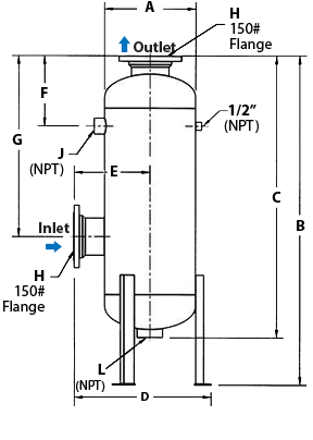 WFLV Flash Steam Recovery Vessel