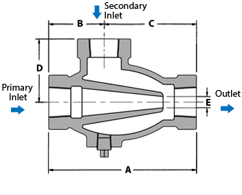 Suction/Mixing Tee