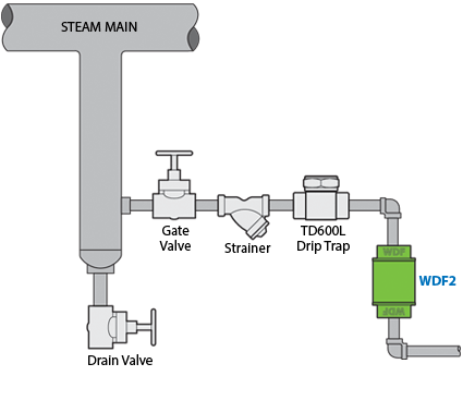 WDF2 Steam Trap Diffuser